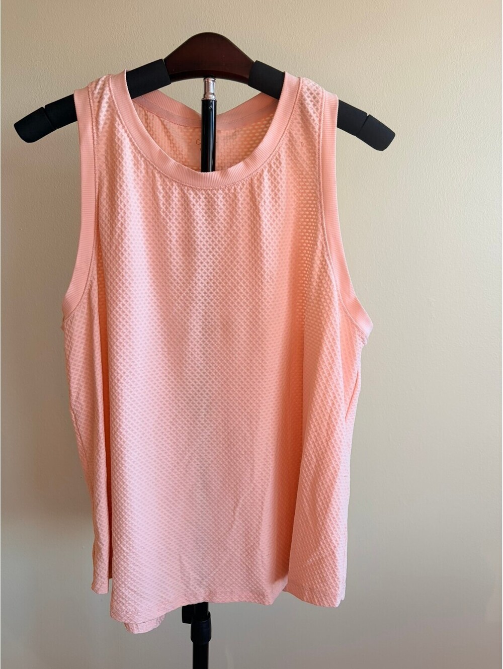 CALIA Diamond Mesh Renew Tank Top Women’s Large Pink Puddy NWOT
